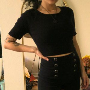 Forever 21 Rib-Knit Crop Top